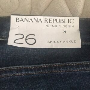 NWT Banana Republic Women's Dark Blue Skinny Jeans